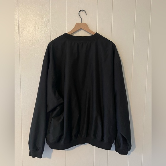 CAT Turning Point Pull-Over Wind Shirt, Black. Embroidered Caterpillar Logo. - Picture 2 of 5